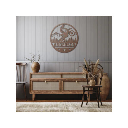 Motocross Custom Metal Wall Art