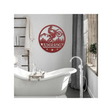 Custom Biker Metal Wall Art with name| Home Decor Motocross racer sign| Custom Personalized Sign Dirt Bike Name Decoration