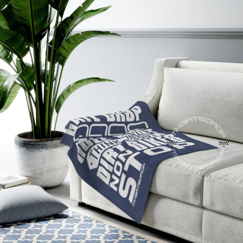 The Gate Drop Velveteen Plush Blanket | Motocross Blanket | Dirt bike Blanket | Motocross Easter Mother's Day Father's Day CHRISTMAS Gift