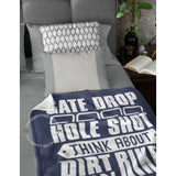The Gate Drop Velveteen Plush Blanket | Motocross Blanket | Dirt bike Blanket | Motocross Easter Mother's Day Father's Day CHRISTMAS Gift