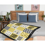 Personalized Motocross Baby Blanket | Dirtbike Baby Shower Gift | Patchwork Baby Blanket | Custom Motocross Newborn Gift | Motocross Nursery