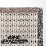 Motocross Christmas Tree Blanket| Christmas Trees Woven Blanket Throw| Christmas Decor Dirt bike throw| Moto Mom Racing family throw