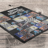 Personalized Custom Motocross Dirt Bike racing Patriotic Blanket | Custom Motocross Christmas Gift Blanket | Dirtbike Custom Throw Moto Dad