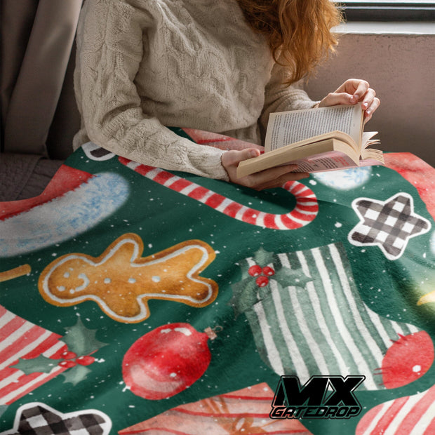 Dirt Bike Throw Velvety Christmas Tree Blanket | Motocross Christmas CHRISTMAS Blanket | Dirt bike Blanket | Motocross gifts Throw holiday