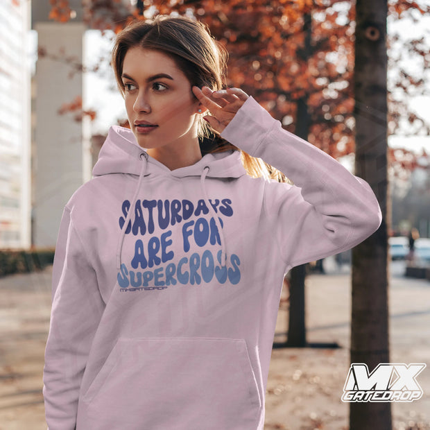 Gate Drop Saturdays Are For Supercross Hoodie