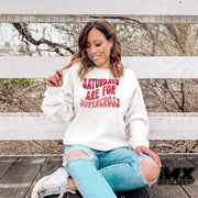 Saturdays are for Supercross Sweater for Moto Moms