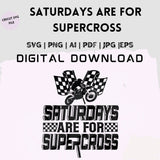 Saturdays are for Supercross svg png |Motocross valentine svg | Dirt bike svg Cricut svg | Supercross Dirt bike svg files for Cricut|