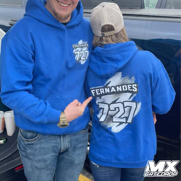 PREMIUM FRONT and BACK Motocross Hoodie Name and Number | Custom Motocross Hoodie | Moto Moto Dad Personalized Hoodie | Racing hoodie