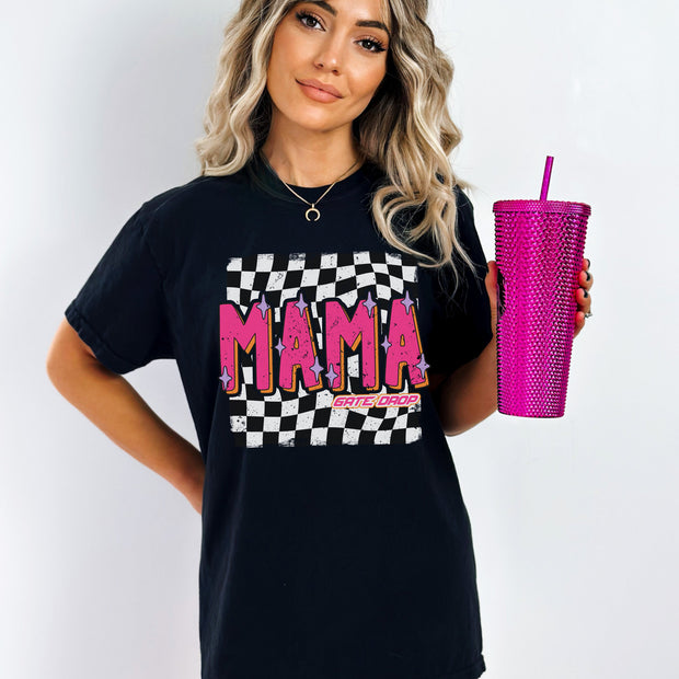 Gate Drop Checkered Mama Race Day  - Comfort Colors®