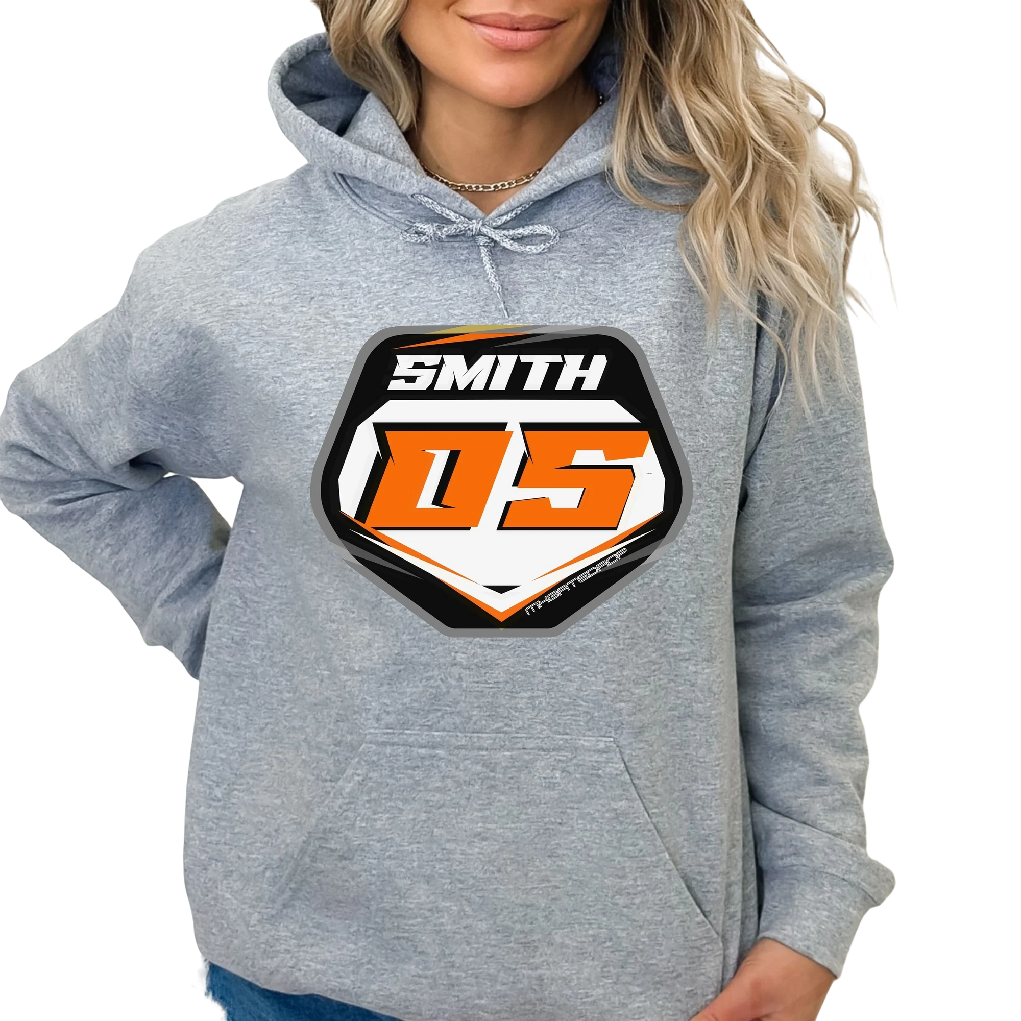 Name & Number Plate Hoodie