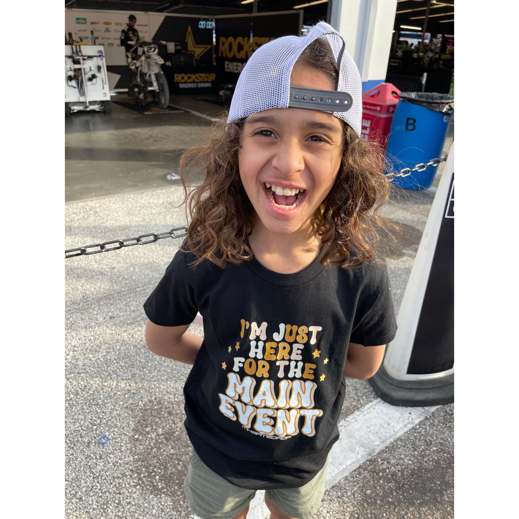I'm Just here for the Main Event Motocross Youth Shirt