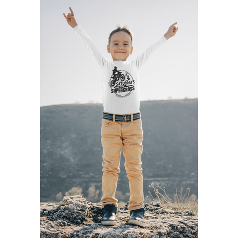 Saturdays are for Supercross Long Sleeves for Youth
