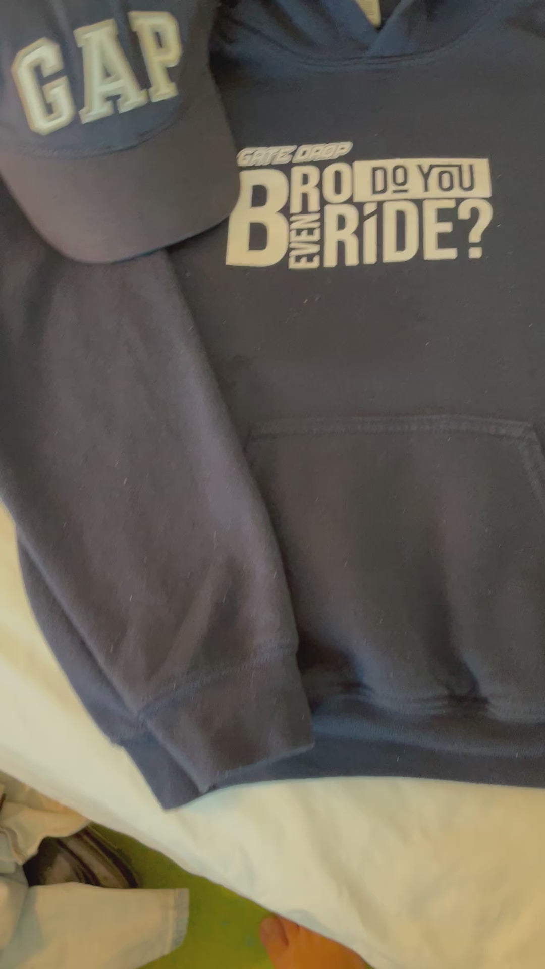 Gate Drop Bro do you even ride Moto Kid Hoodie