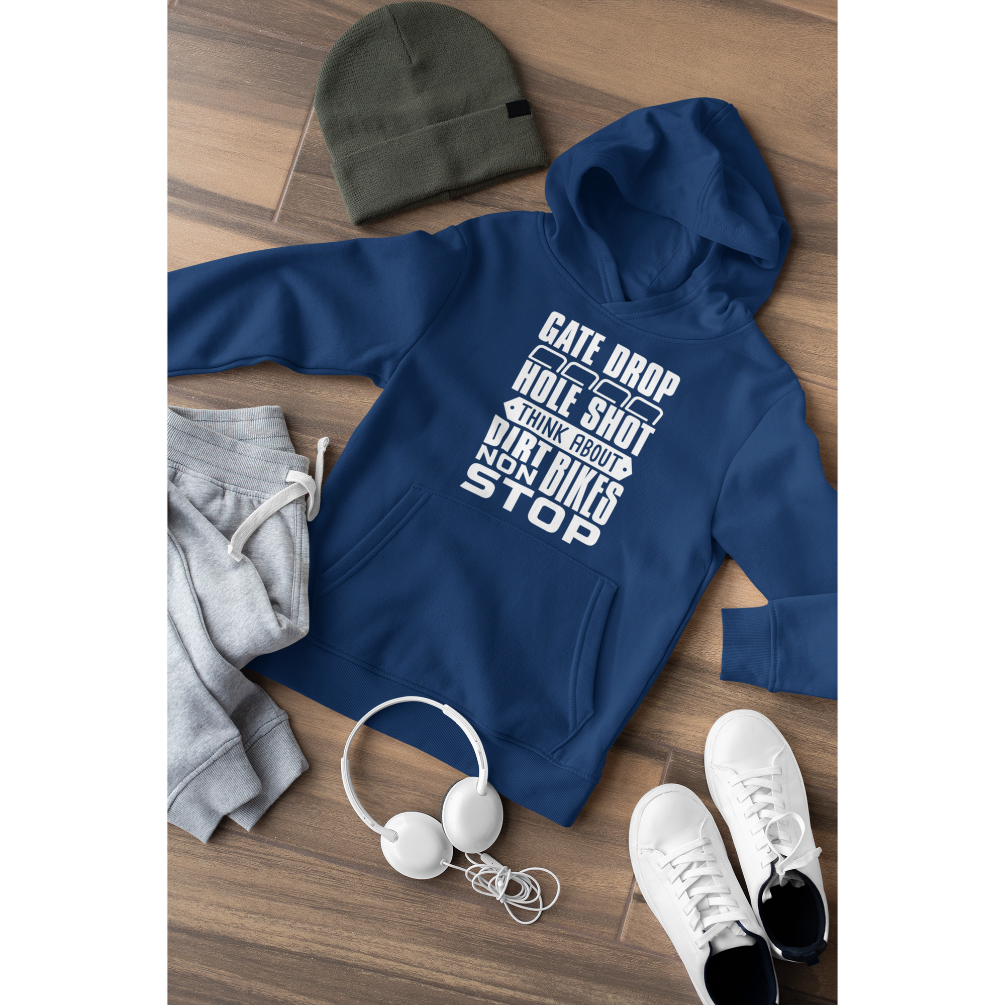 Gate Drop Non Stop Motocross youth hoodie