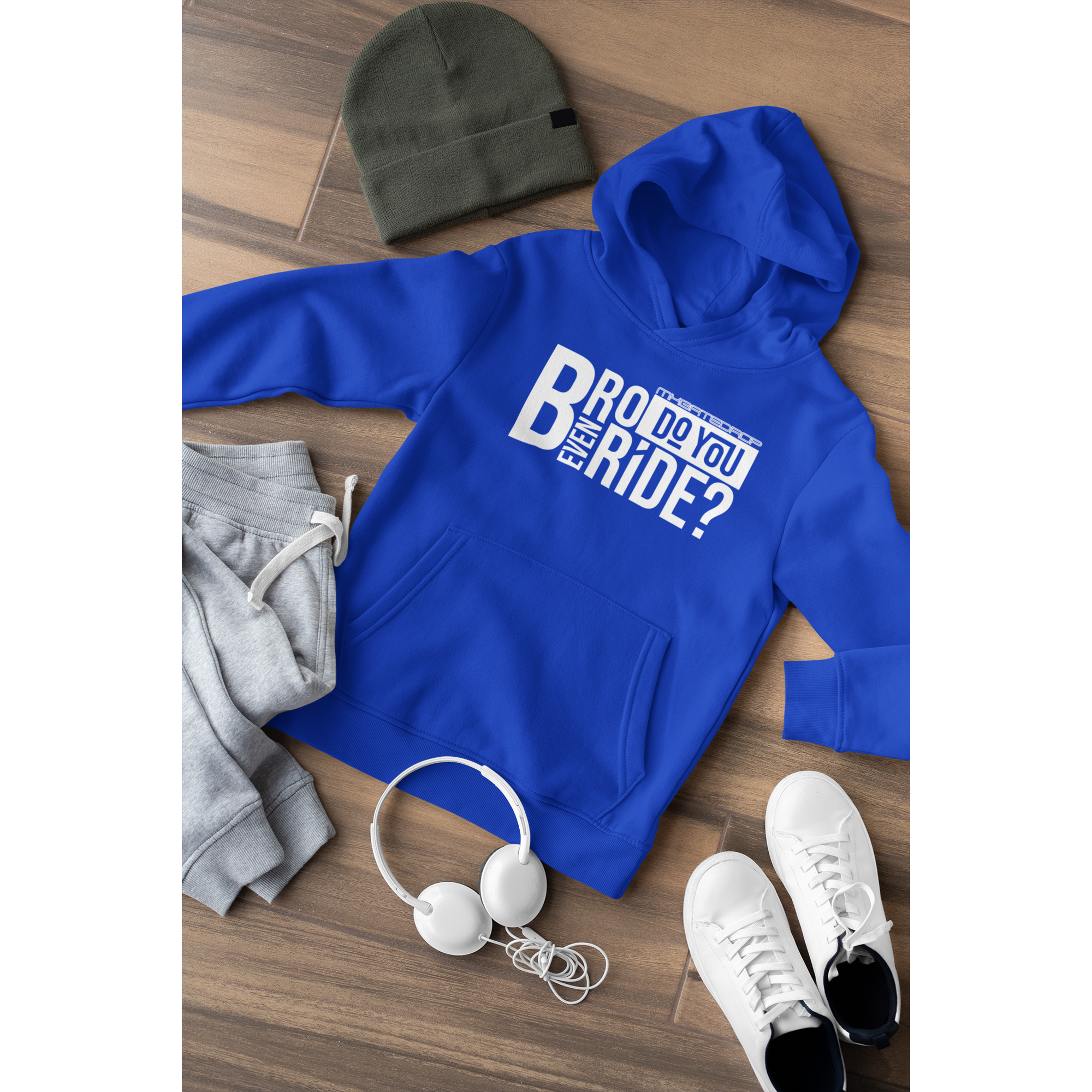 Gate Drop Bro do you even ride Moto Kid Hoodie