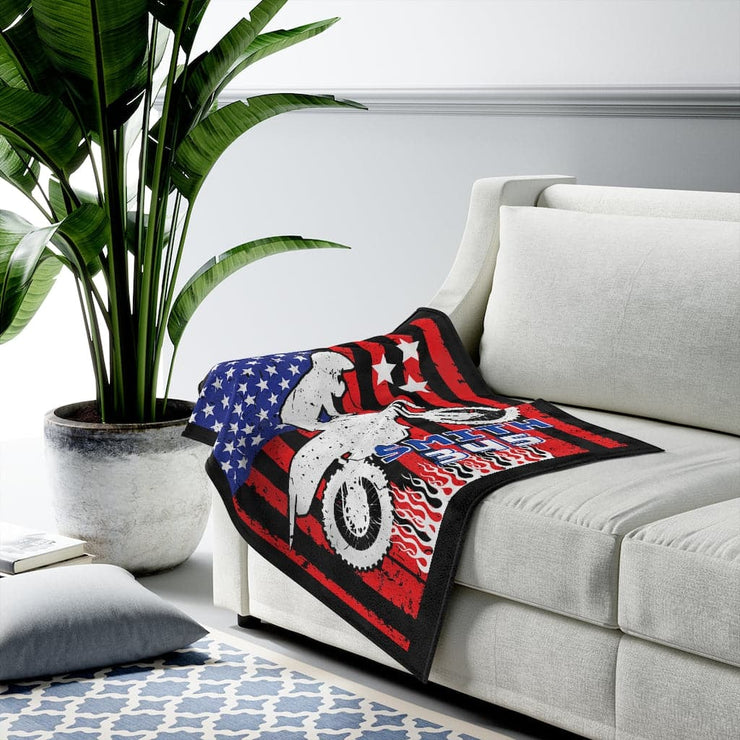 Customized Motocross Blanket