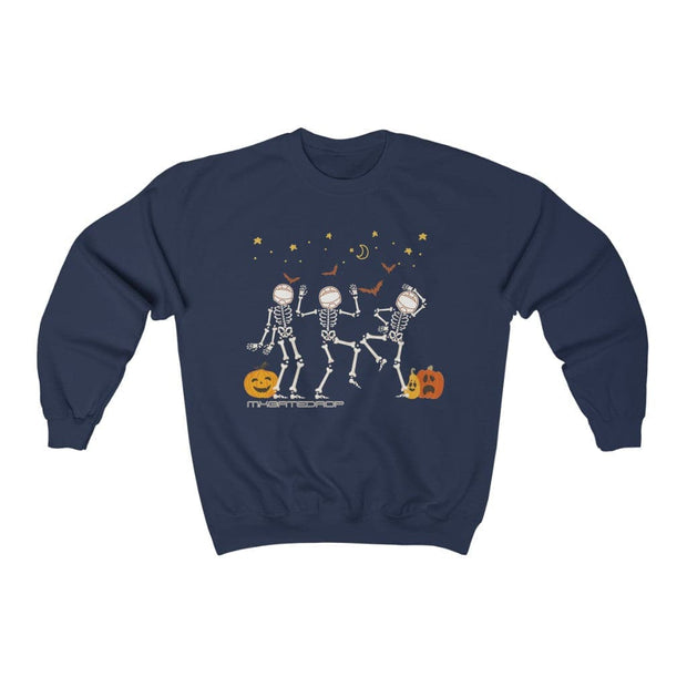 Fall Motocross skeletons Crewneck Sweatshirt