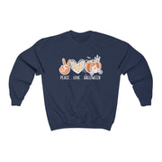 PEACE LOVE HALLOWEEN Motocross crewneck 