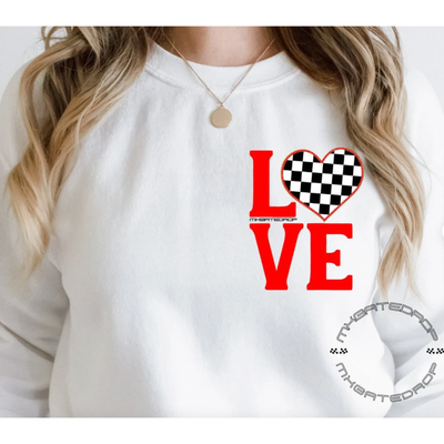 Love Motocross Adult Sweater